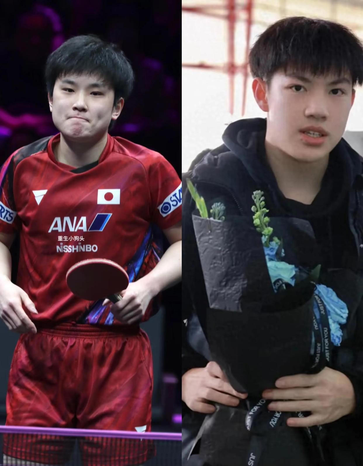 包含德国乒乓球队完胜英国乒乓球队，张本智和打破历史纪录的词条