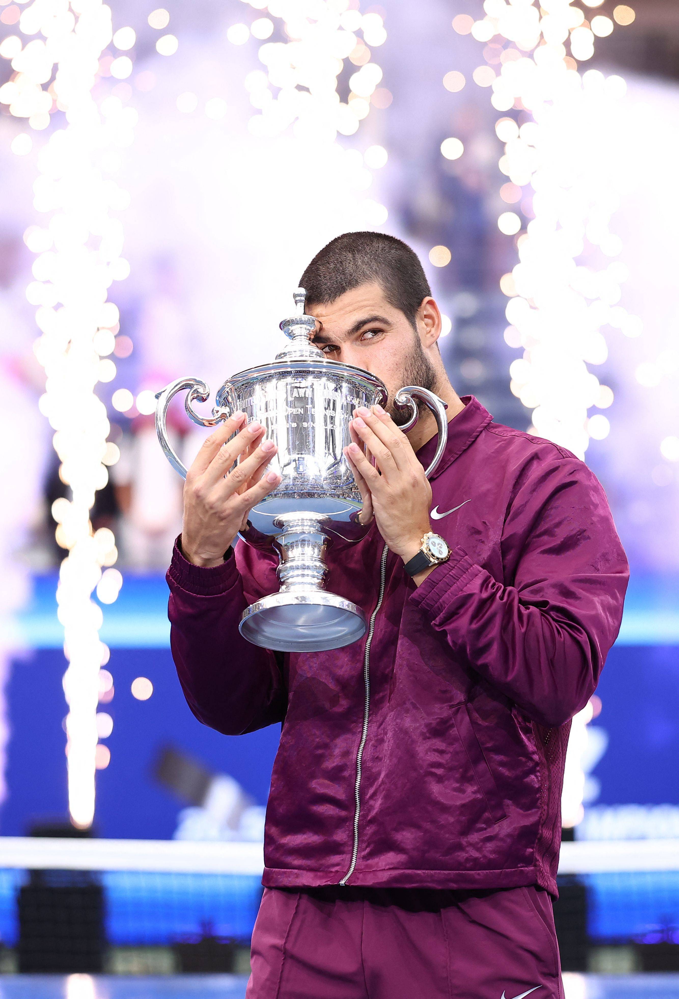 关于戴维斯杯险胜美网，阿尔卡拉斯高光表现的信息